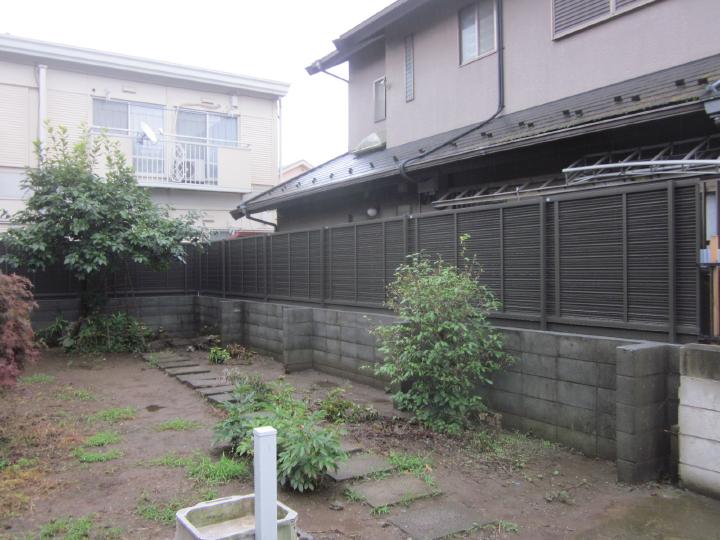 フェンス完成写真　川越