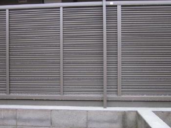 川越フェンス施工事例　LIXILライシスフェンス13型　H1200ミリ