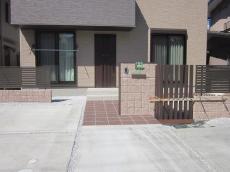 川越T様邸　新築外構　土間コンクリート終了