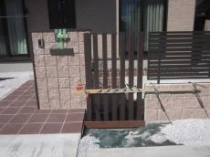 川越T様邸　新築外構　門周り