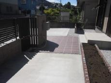 川越T様邸　新築外構お庭＆花壇