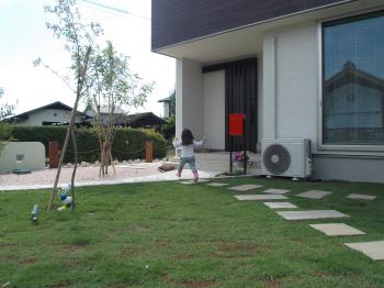 坂戸市　新築外構　植栽