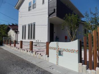 坂戸市　新築外構　完成