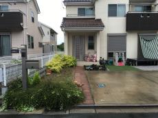 川越市 駐車場拡張工事 施工前