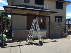 川越市　LIXIL　Gフレーム施工中