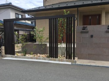 川越市　リフォーム外構　その後の様子