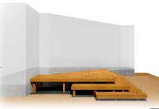 所沢市O様邸 アイアンウッド(ウリン)デッキ 完成予想パース図