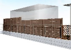 川越市　フェンス完成予想パース図