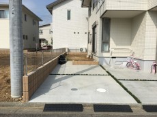 坂戸市Y様邸　前回の工事(駐車場土間コンクリート)