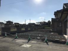 鴻巣市　お庭・駐車場リフォーム工事　解体作業終了