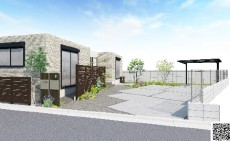 三芳町S様邸　完成予想パース図