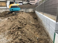 三芳町S様邸　新築工事　まずは土工事から
