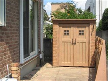 一目ぼれしたカンナ物置が家に設置されとてもうれしいです!