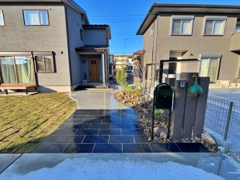 イメージ通りの外構が出来上がりました♪　全部お気に入りです(*^^*)