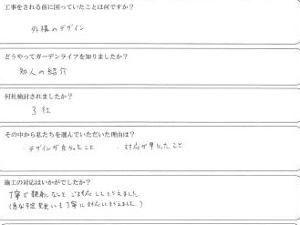 知人からの紹介もあり、デザインも良かったので決めました！