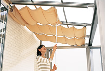 ガーデンルーム:フィリアII オプション:内部日除け