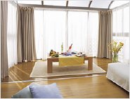 サンルーム:サンクスペースII フローリング納まり