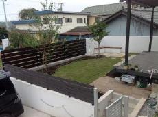 タイルテラス＆ベンチ　川越