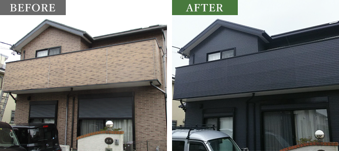 実際に施工された事例写真のbefore/after